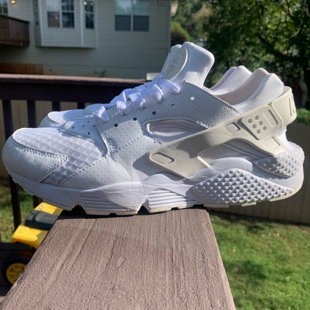 Pre-Owned: Nike Air Huarache White Platinum 318429-111 SZ 12